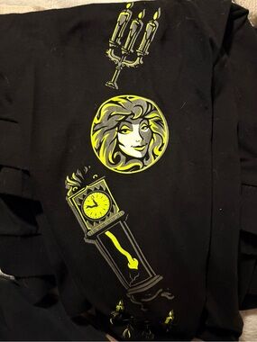 Disney Haunted Mansion Black Plus Capri Pants with Glow in the Dark